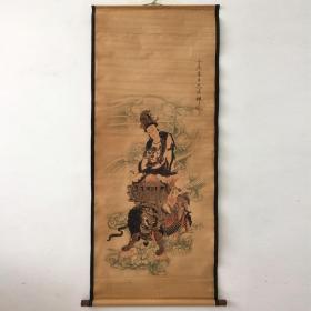 明清古典中堂画做旧壁画中式装饰画字画国画客厅挂画古画收藏礼品