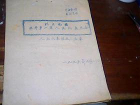 扎兰屯镇选举第二届人民代表大会人民代表候选人名单 1956年油印24页