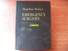 贝利氏急诊外科第10版【英文版】1977年