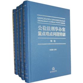 公检法刑事办案重点难点问题释解(全四册)