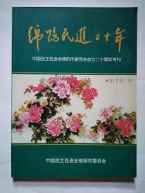 绵阳民进二十年--中国民主促进会绵阳市委员会成立二十周年专刊(2005年.平装大16开画册