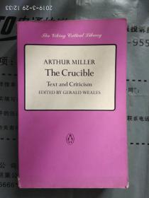 英文原版 Arthur Miller ： The Crucible  阿瑟米勒 评论版 一厚册 32开本 非偏远地址包快递