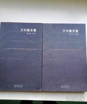 王小波全集第九卷书信、第十卷未竟稿两册合售