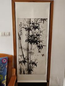 国画 字画 百年竹业醉高风