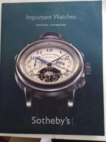 苏富比（Sotheby`s）important watches 2008