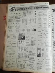 文汇报 1975年1—12月，4开原大报纸合订本 全年12本 补图之三