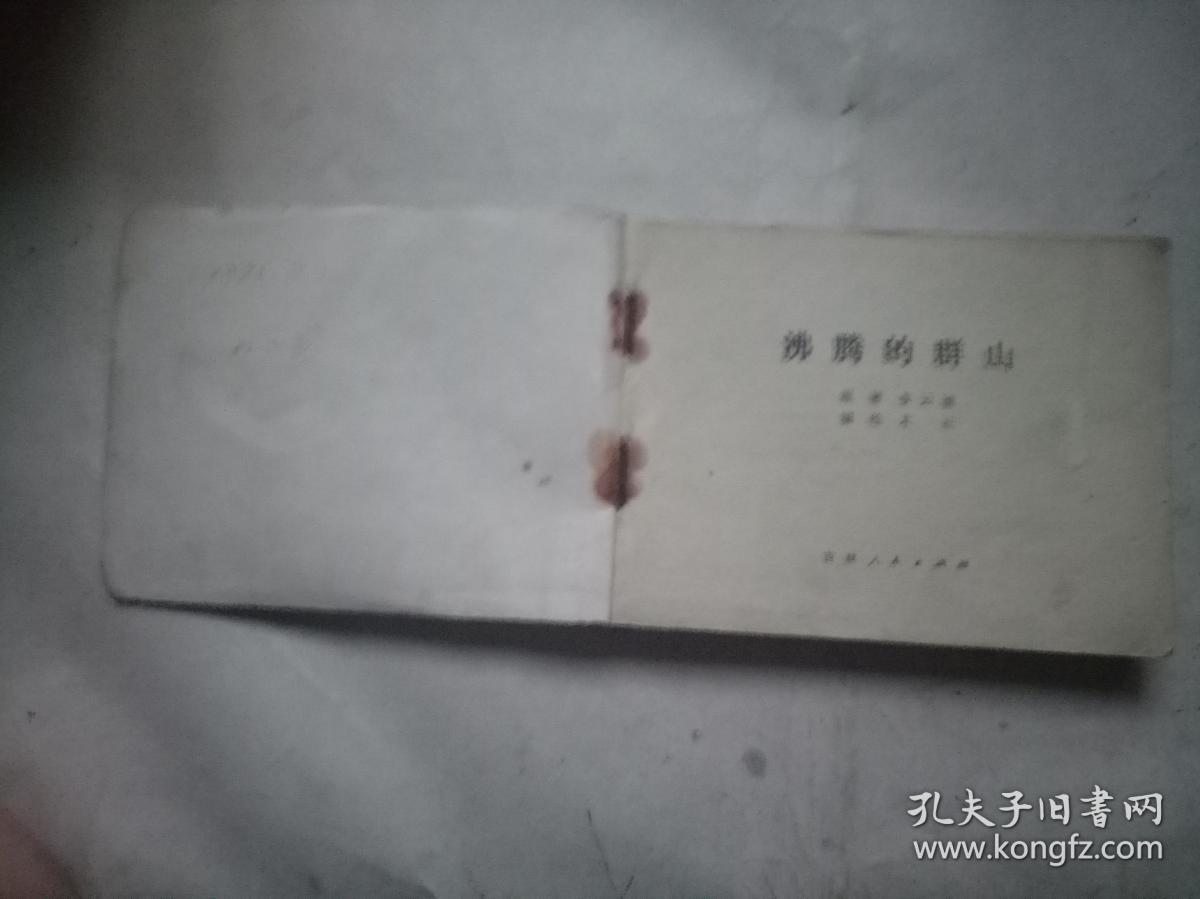 沸腾的群山(吉林版)品相以图为准