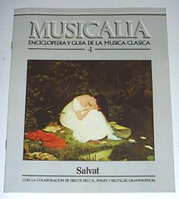 musicalia enclopediay guia de la musica clasica 【 唱片说明书,第3-85，详见图片。共30本合售】