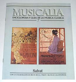 musicalia enclopediay guia de la musica clasica 【 唱片说明书,第3-85，详见图片。共30本合售】