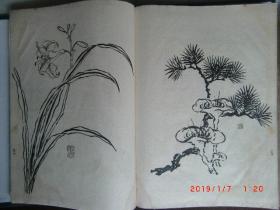 沈阳文华阁版‘锦碧轩丛画’二册一函  民国珂罗版
