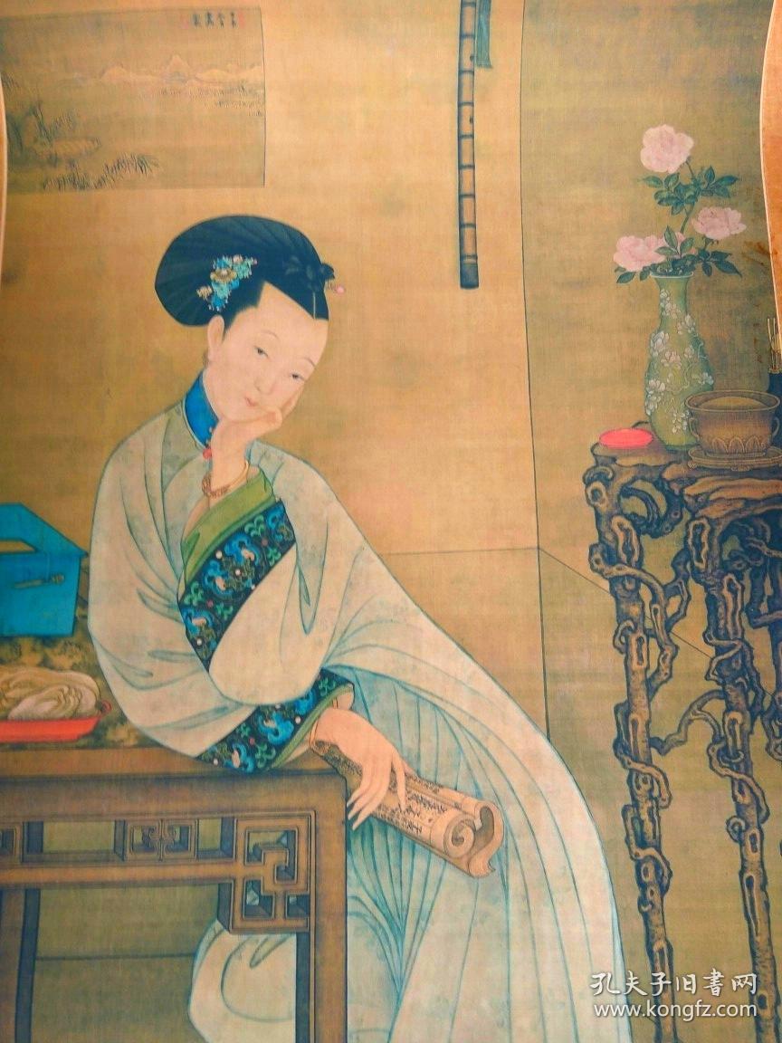 拆迁收的古画一涨古董古玩