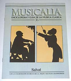 musicalia enclopediay guia de la musica clasica 【 唱片说明书,第3-85，详见图片。共30本合售】