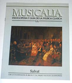 musicalia enclopediay guia de la musica clasica 【 唱片说明书,第3-85，详见图片。共30本合售】