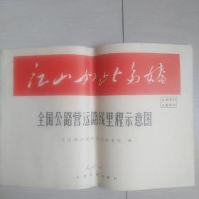 全国公路营运路线里程示意图(1965年版)