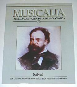 musicalia enclopediay guia de la musica clasica 【 唱片说明书,第3-85，详见图片。共30本合售】