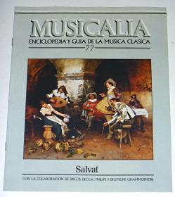 musicalia enclopediay guia de la musica clasica 【 唱片说明书,第3-85，详见图片。共30本合售】