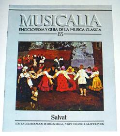 musicalia enclopediay guia de la musica clasica 【 唱片说明书,第3-85，详见图片。共30本合售】