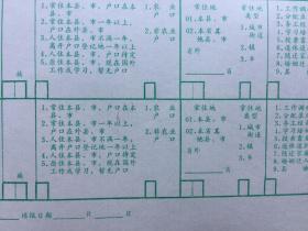 第四次全国人口普查表（空白未用过新表，全国通用统一格式印制，非复印品）有库存，详见描述