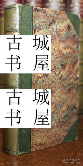 古籍，《水果和蔬菜物质的描述和历史》精美木刻插图，约1840年出版，精装