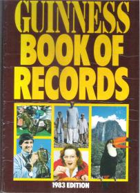 原版英语书 吉尼斯世界纪录 GINNESS BOOK OF RECORDS 1983 edition