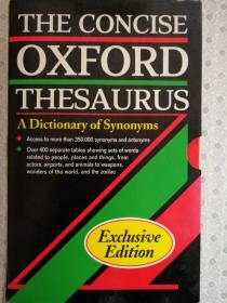 The Concise Oxford Thesaurus   英文原版进口