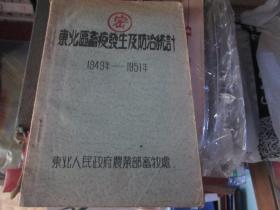 东北区畜疫发生及防治统计（1949-1951）