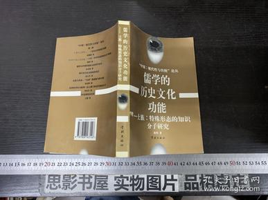 儒学的历史文化功能：士族：特殊形態的知識分子研究