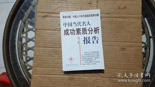 中国当代名人成功素质分析报告(上下)