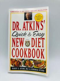 Dr. Atkins' Quick and Easy New Diet Cookbook 英文原版《阿特金斯博士快速简便的新饮食食谱》