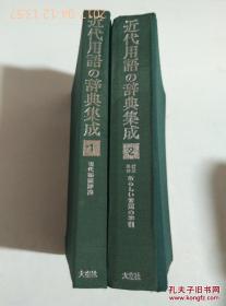 近代用语の辞典集成1.2卷 松井荣一 株式会社大空社 日本日文原版书