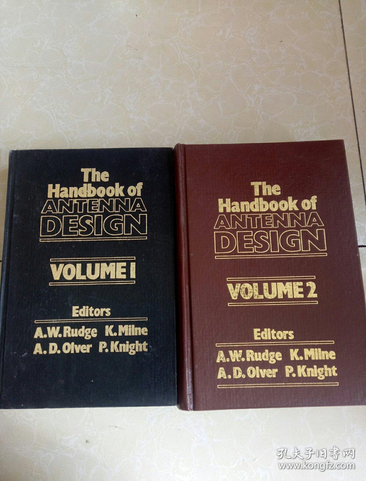 The Handbook of ANTENNA DESIGN 天线设计手册--英文版（第一卷 第二卷） 精装本