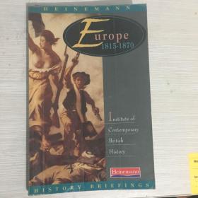 Europe 1815-1870 history of Europe