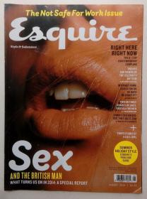 英文原版期刊《Esquire》2014年第8期SEX专号又名《时尚先生》