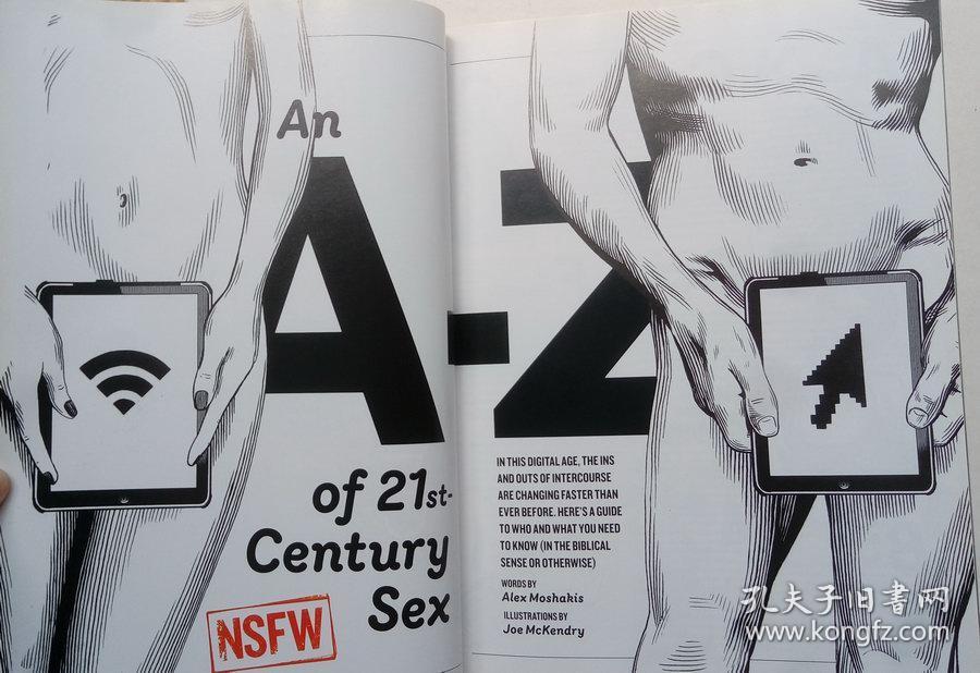 英文原版期刊《Esquire》2014年第8期SEX专号又名《时尚先生》