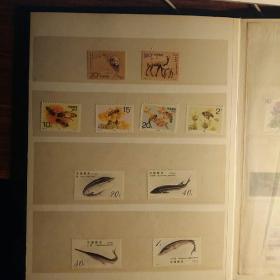 中华人民共和国邮票 动物、植物及中外联合发行邮票8种