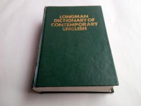 LONGMAN DICTIONARY OF CONTEMPOR ARY ENGLISH