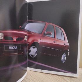 1996年 日产 尼桑 玛驰 两门轿车 NISSAN MICRA 汽车 样本 宣传册 目录