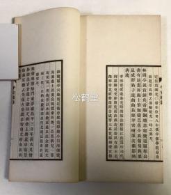 《平安集诗》1册全，和刻本，汉文，非卖品，昭和16年，1941年版，赠呈本，汉诗人杉溪言长歌咏日本旧都平安京之诗集，多咏其山河形势，名胜寺观，史事伟人等，精致排印本，天头等余白处阔大独特，卷前略有朱墨，蓝墨等多色印刷，并有书画图版等，难得精致好诗集。