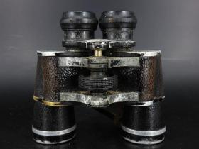 二战时期皮纹双筒望远镜