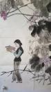 中国美术家协会会员   李乃宙   人物画一幅 尺寸45*68厘米 保真三日内退