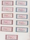 四川华蓥县1988年《大米---面粉票》大全套11枚。华蓥县粮食局粮票