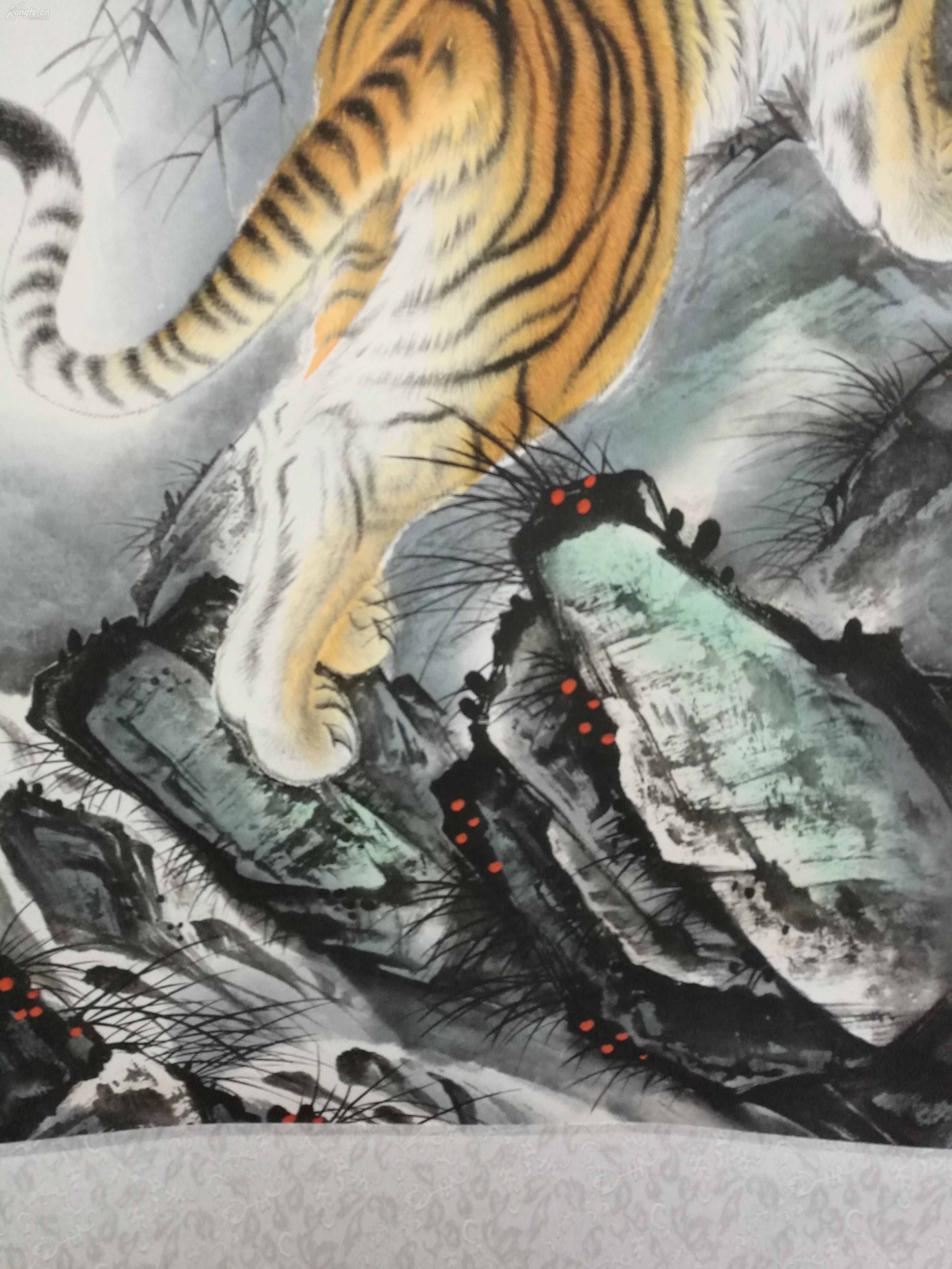 【图】辽宁美协画院画虎名家 王蒙 真迹,拍品信息,网上拍卖,拍卖图片