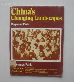 16开本        七十年代外文版         China's Changing Landscapes中国的景色变迁       见图