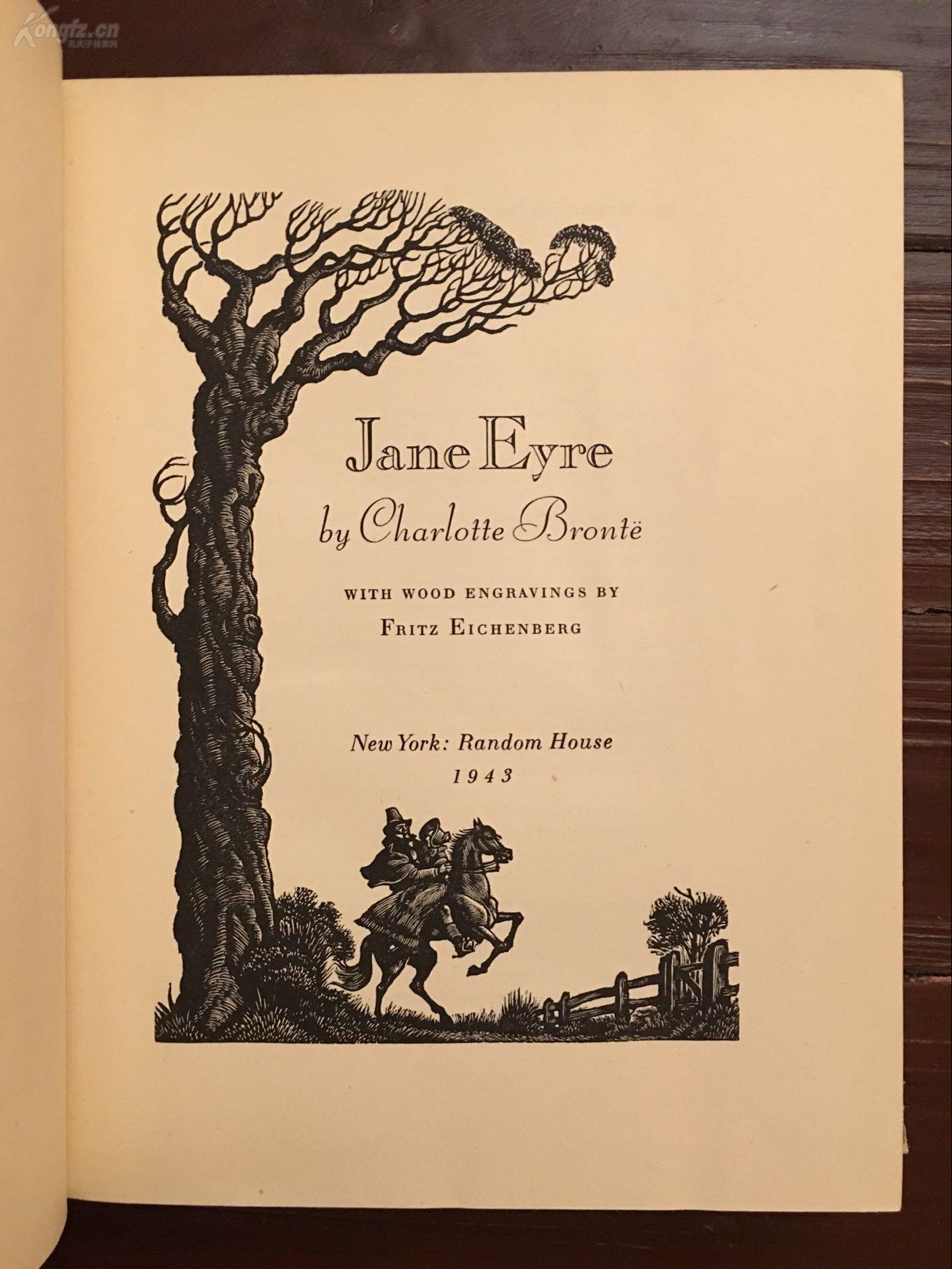 简爱janeeyre著名的fritzeichenberg木刻插图janeeyrebycharlotte