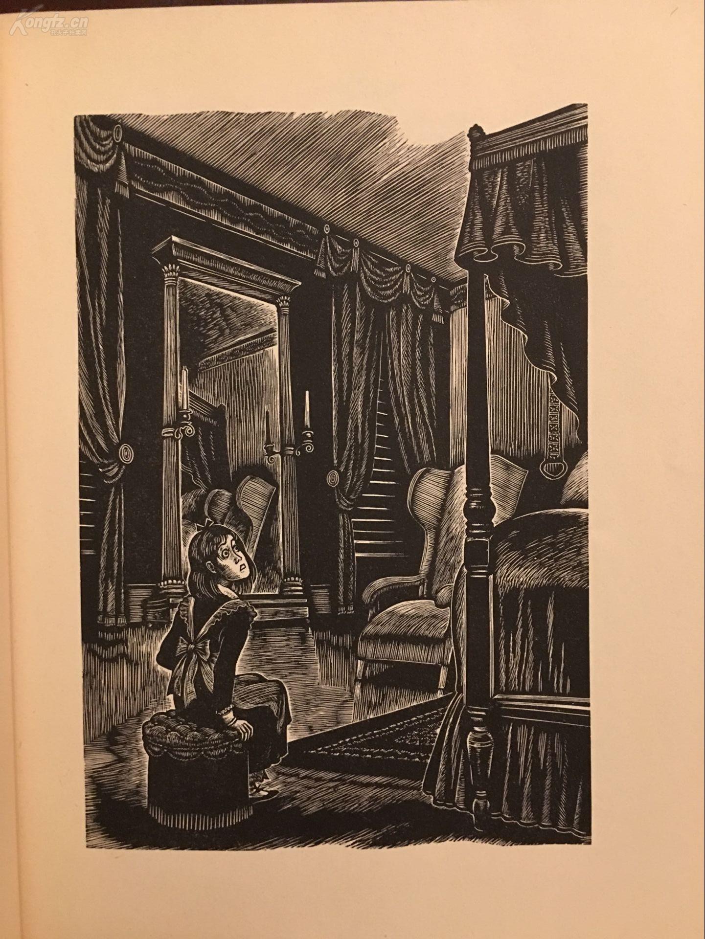 简爱janeeyre著名的fritzeichenberg木刻插图janeeyrebycharlotte