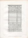 1850年《埃夫勒教堂的雕刻》建筑雕刻图（共3幅）30.5×22.5厘米