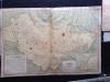 清代彩印地图    蒙古     版图很大 英文      厚 纸的 77--52厘米