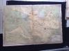 清代彩印地图---甘肃   丹噶尔--平凉府-兰州府--凉州府等等 厚纸 77-52厘米