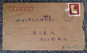1994年生肖票实寄封