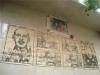 【抗战文献】民国时期 江西省妇女指导处绘制 油印宣传图画《拥护领袖》《生计》一组（4大幅)以及1979年油画一幅。